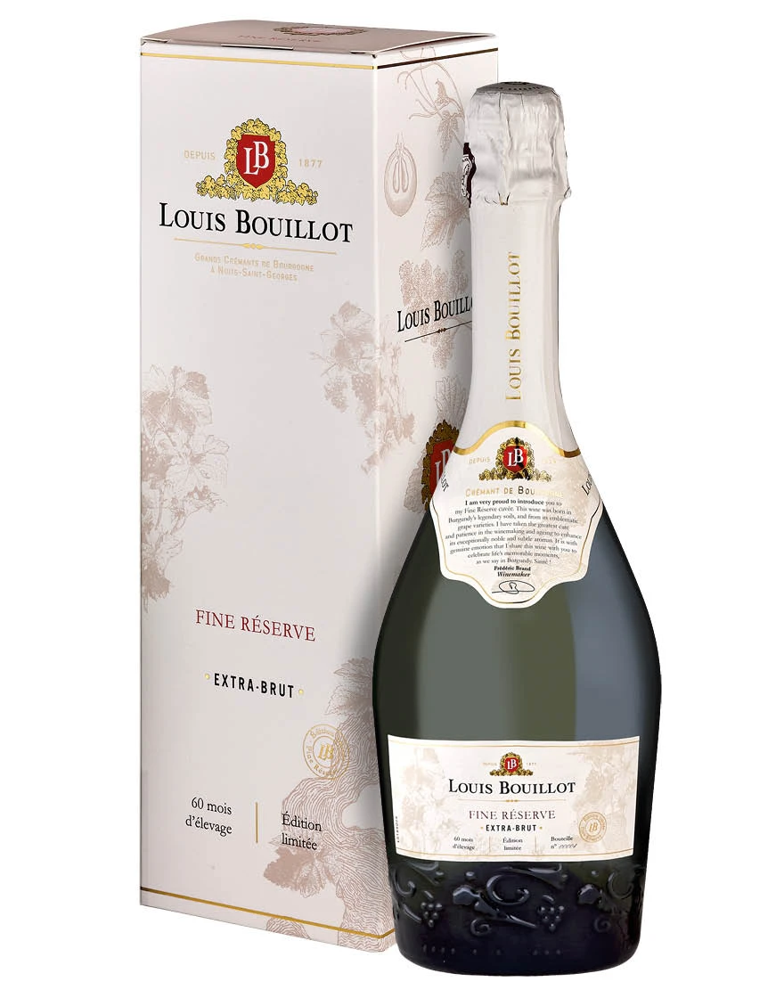 Crémant De Bourgogne Extra Brut AOC Fine Réserve Louis Bouillot 1 Crémant De Bourgogne Extra Brut AOC Fine Réserve Louis Bouillot