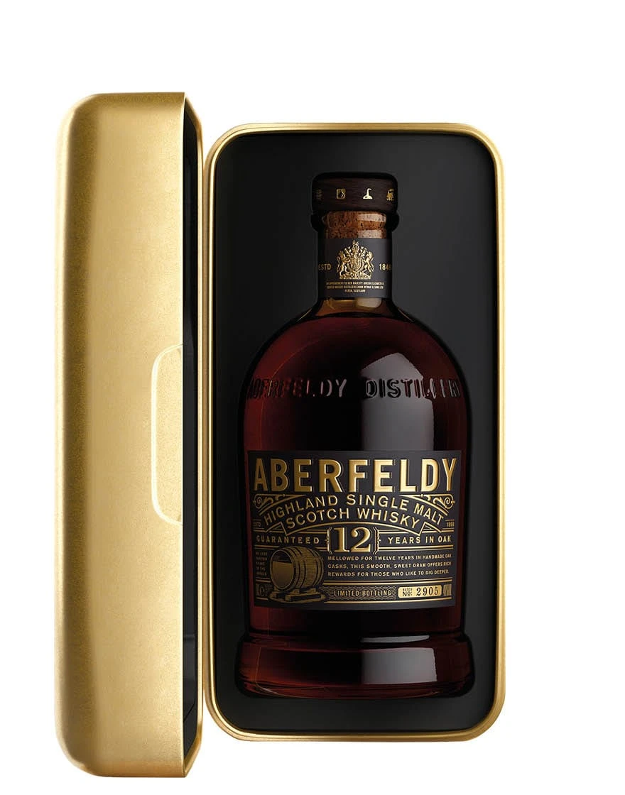 Highland Single Malt Scotch Whisky Guaranteed 12 Years Oak Gold Bar Aberfeldy 1 Highland Single Malt Scotch Whisky Guaranteed 12 Years Oak Gold Bar Aberfeldy