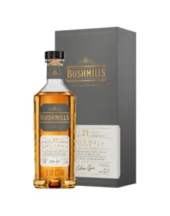 Irish Whiskey Triple Distilled Aged 21 Years Bushmills